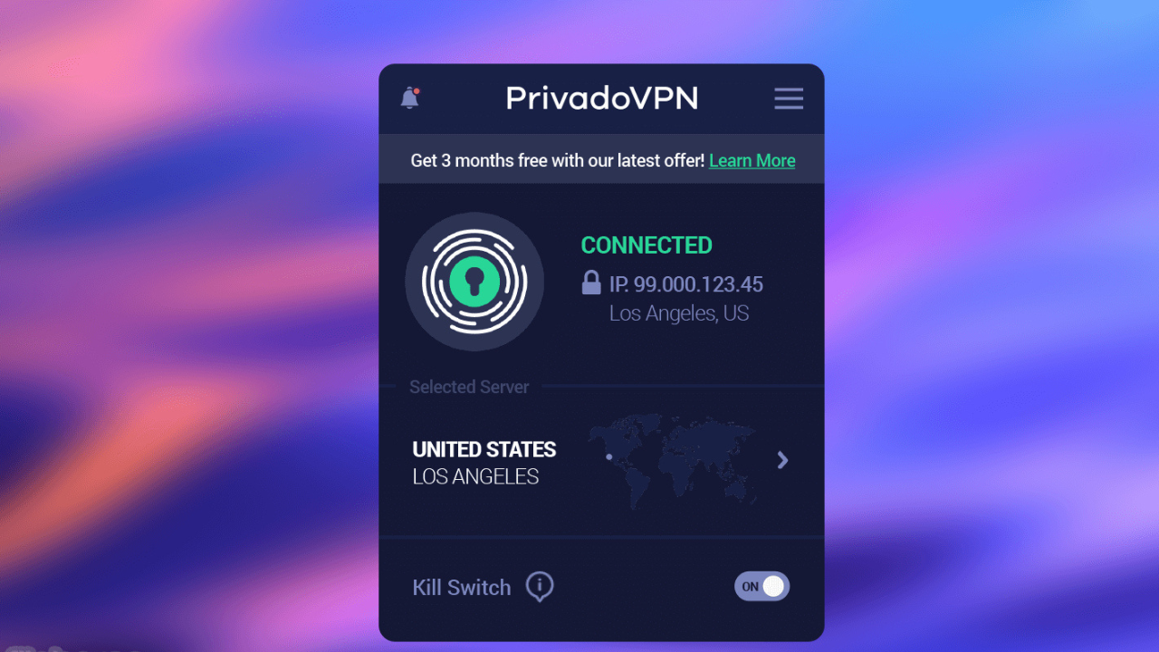 1. PrivadoVPN Free