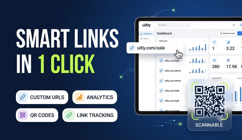 uitly.com the powerful link shortner and QR code builder